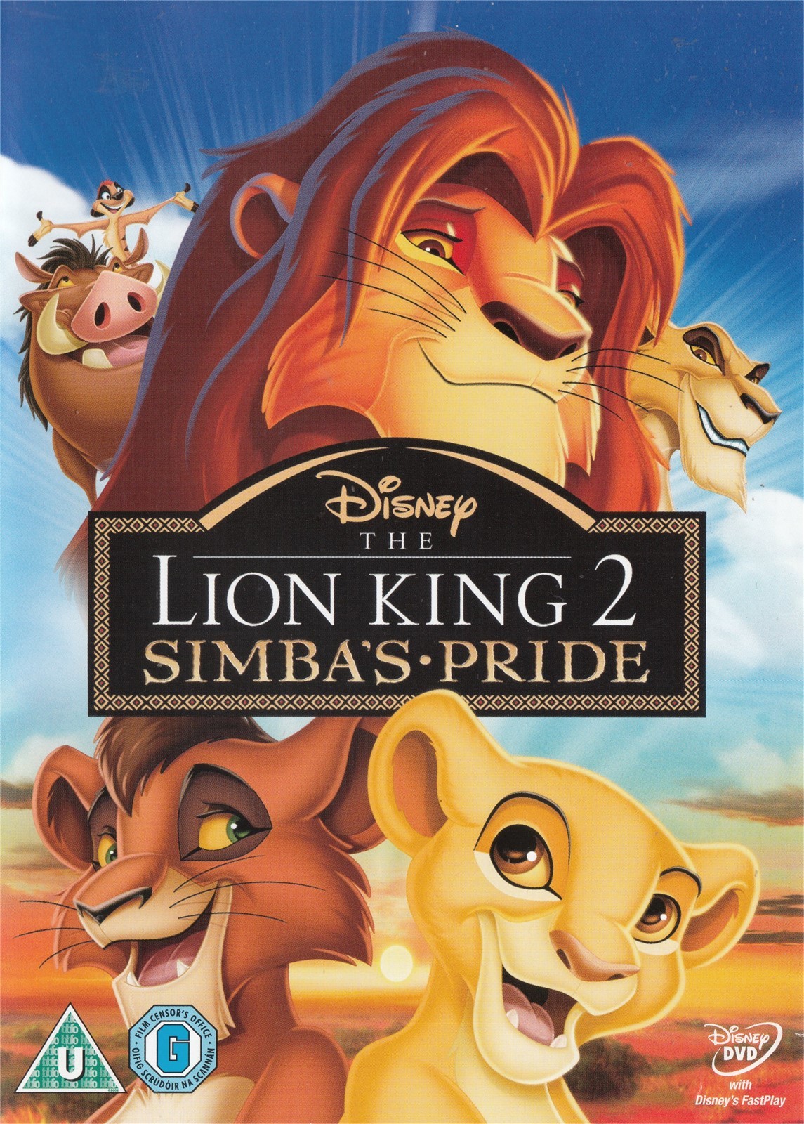 Lion King II Simba's Pride (Walt Disney) - NEW Region 2 DVD