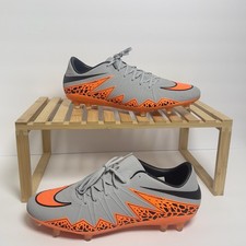 Nike Hypervenom Phinish FG Soccer Cleats Orange Gray 749901-080 US 10.5