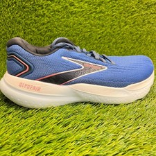 Brooks Glycerin 21 Womens Size 7 Blue White Pink Athletic Running Shoes Sneakers