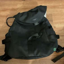 Storksak Travel Eco Diaper Bag Backpack black please read needs new buckle Q38