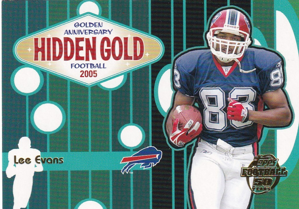 LEE EVANS 2005 Topps Golden Anniversary Hidden Gold #HG5 Bills