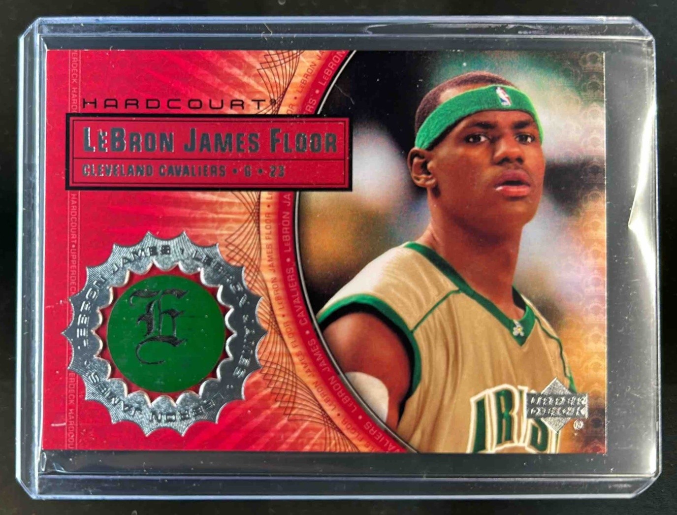 2003-04 Upper Deck Hardcourt LeBron James Floor Rookie RC #LB2 Cavaliers