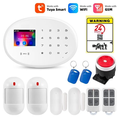 Alarm Sicherheitssystem für Smart Home Einbrecher WiFi GSM App...