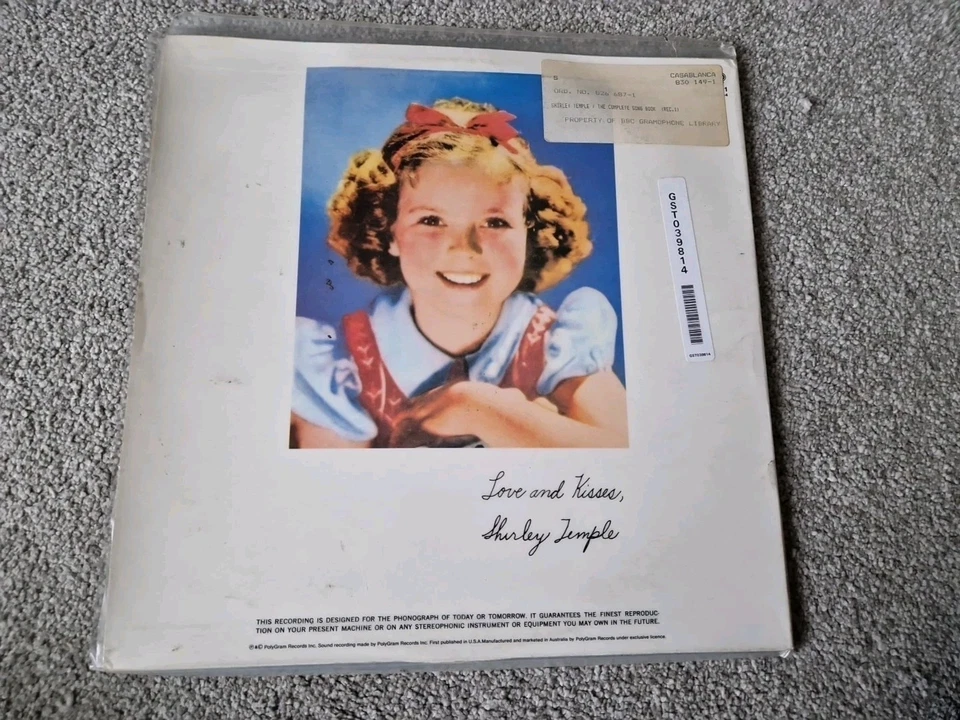 THE COMPLETE SHIRLEY TEMPLE SONGBOOK SOUNDTRACK LP - 2LP SET - 830 149-1 - Image 2 of 3