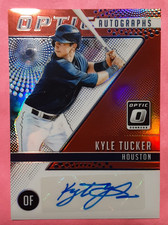Kyle Tucker - auto -20/25- 2018 Donruss Optic Autographs Red Prizm #OA-KT - LAD
