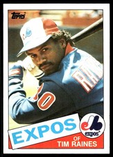 Tim Raines 1985 Topps #630 Montreal Expos MLB READ FREE SHIPPING AutographDen