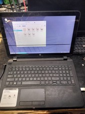 HP 15-f024wm Laptop Intel N3540 4GB RAM 500GB HDD Damaged Screen