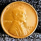 1909 S VDB Lincoln Cent XF+ Strong VDB Excellent Strike. 100% Original Coin