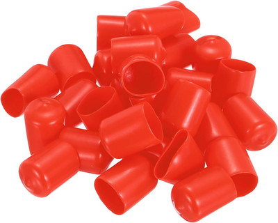 28 Stück Gummi Endkappen PVC Gummikappen, 17mm (21/32'') ID 25mm (31/32'') Höhe Ru