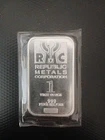 Republic Metals Corporation 1 oz .999 Fine Bar In Original Packaging