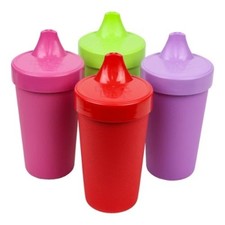Re-Play 10 fl oz No-Spill Sippy Cups - Spring Fling - 4pk