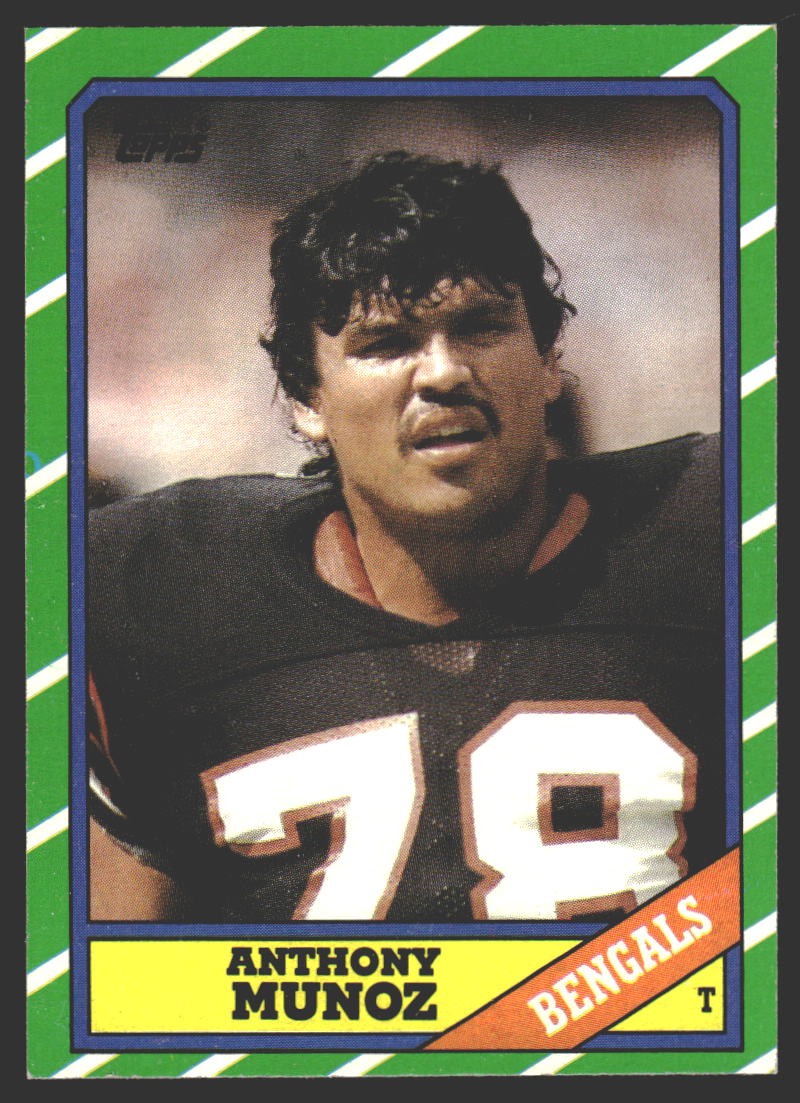 Anthony Munoz #261 1986 Topps Cincinnati Bengals
