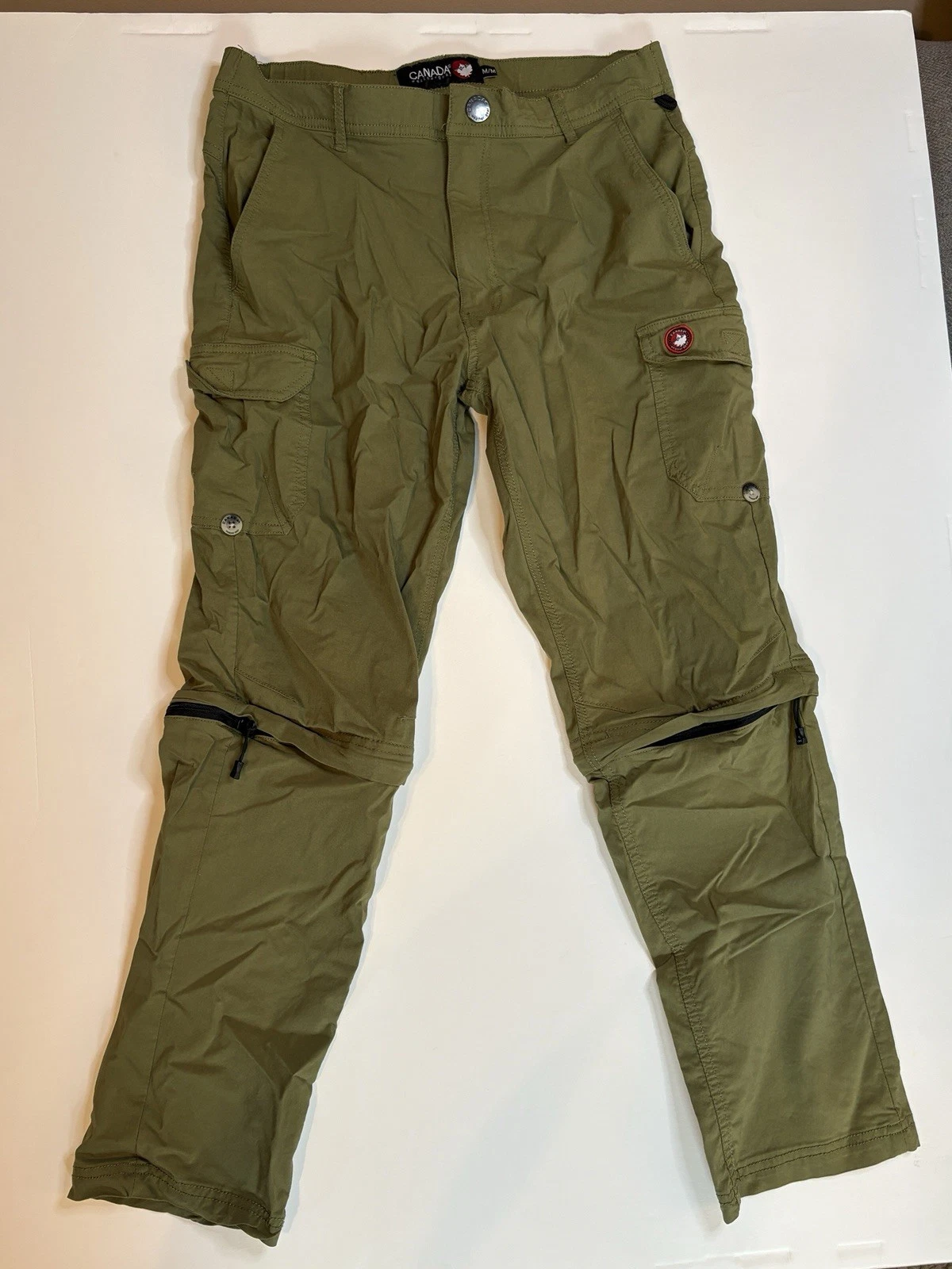 Canada Weather Gear Men's Medium Hiking Utility Convertible Pants Zip-Off Green
Opens in a new windo