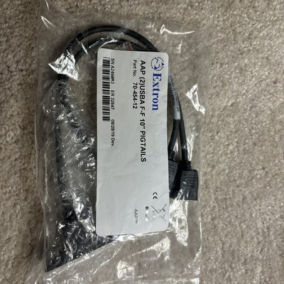 Extron 70-454-12 AAP (2)USBA F-F 10'' Pigtails