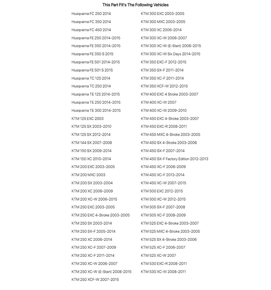 Kit espaciadores de rueda delantera de aluminio Tusk para KTM 250 XC 2006-2014 Foto 4 de 4