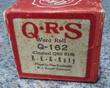 QRS Word Roll Q-162 - "K-K-K-Katy" Player Music Roll