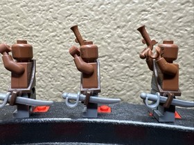 LEGO X5 Gunner Zombie Minifigure poc014 Pirates Caribbean 4195 4191 4194 R