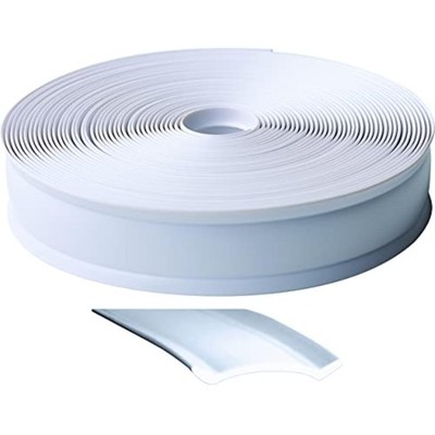 50 Foot White Vinyl Trim Mold Flexible Durable Molding for RV Parts and Acces...