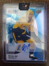 2023-24 Upper Deck  Allure Blue Rainbow Auto  Roman Josi 24/35