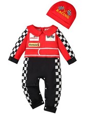 Baby Boy Halloween Costume Outfit Halloween Costume Clothes Race Car Driver R...