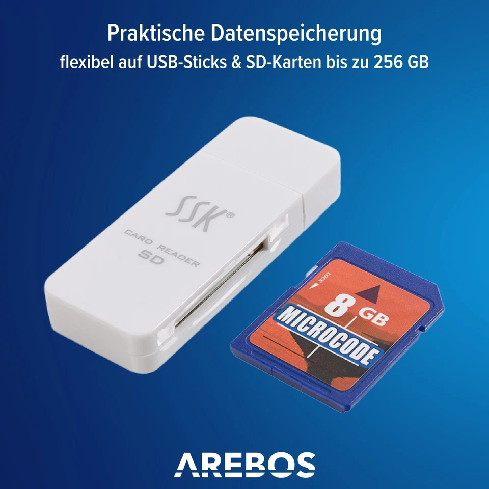 AREBOS Profi Rohrkamera Kanalkamera Inspektionskamera mit USB-Anschluss - Bild 4 von 4