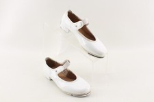 BLOCH WHITE TECHNO TAP DANCE SHOES, Size 10.5 N YOUTH GIRLS