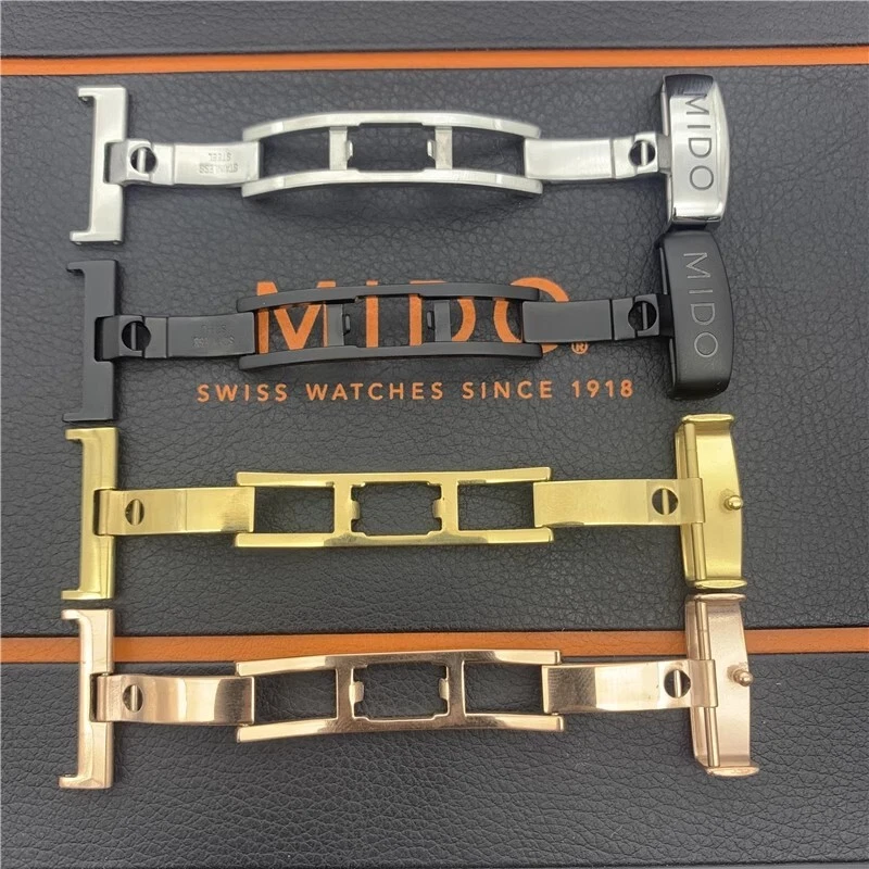 Новый MIDO 18 мм 20 мм стальной застежки пряжка для кожаный ремешок 18 мм на конце пряжки - Изображение 4 из 4