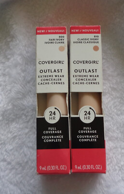 New Covergirl Outlast Extreme Wear Concealer 24Hr Choose Shade 0.30fl oz/9ml