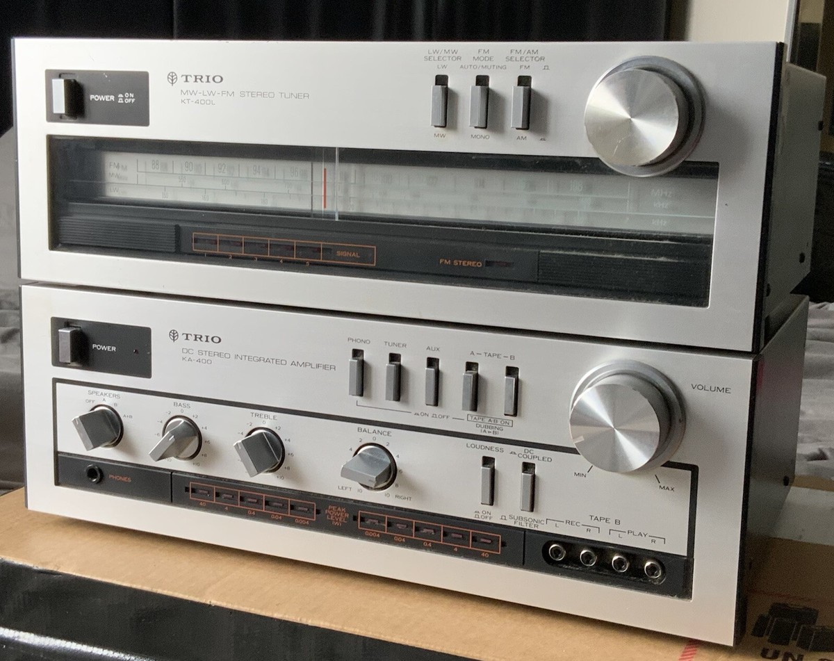 Trio (Kenwood) KA-400 DC Stereo Integrated Amplifier Amp + KT-400L
