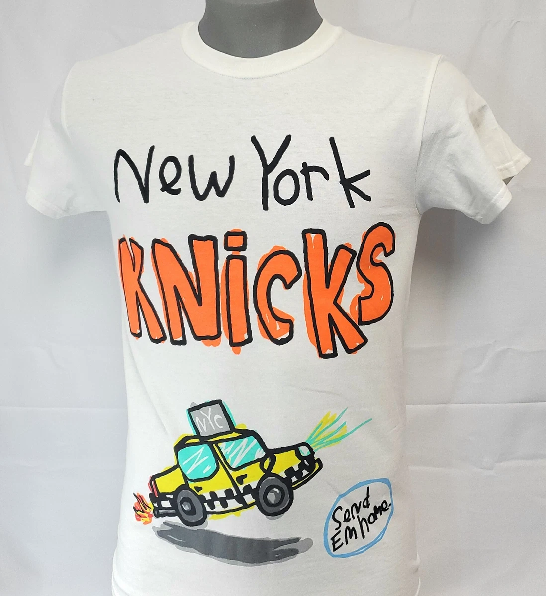 Men's/Women's Short-Sleeved NBA T-Shirt - New York Knicks/Black