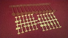 Lot 10 - HO SCALE DETAIL - YELLOW STREET SIGNS TELEPHONE POLES
