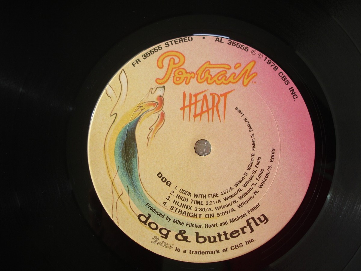 Heart ‎ ~ Dog & Butterfly ~ Vintage LP Portrait – FR 35555 | eBay