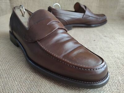 Salvatore Ferragamo Penny Loafer Men’s Brown Leather Size 8 EE Tramezza penny loafer - Men | Ferragamo main image 4