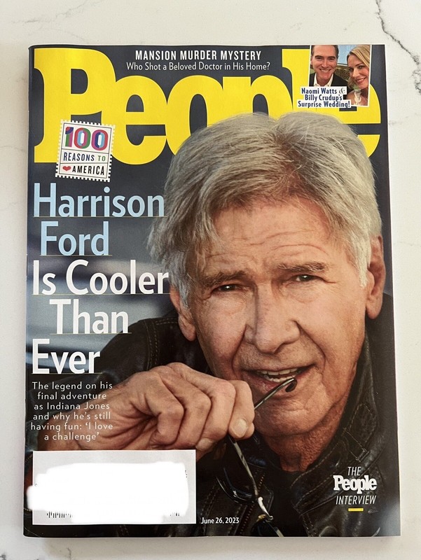 PEOPLE MAGAZINE JUNE 26 2023 HARRISON FORD MANSION MURDER MYSTERY INDIANA JONES