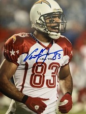 Vincent Jackson 2009 2011 San Diego Chargers Pro Bowl Autographed 8x10 Photo COA