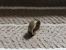 Pennsylvania Handcrafted Washington Quarters coin ring, size 7 1999