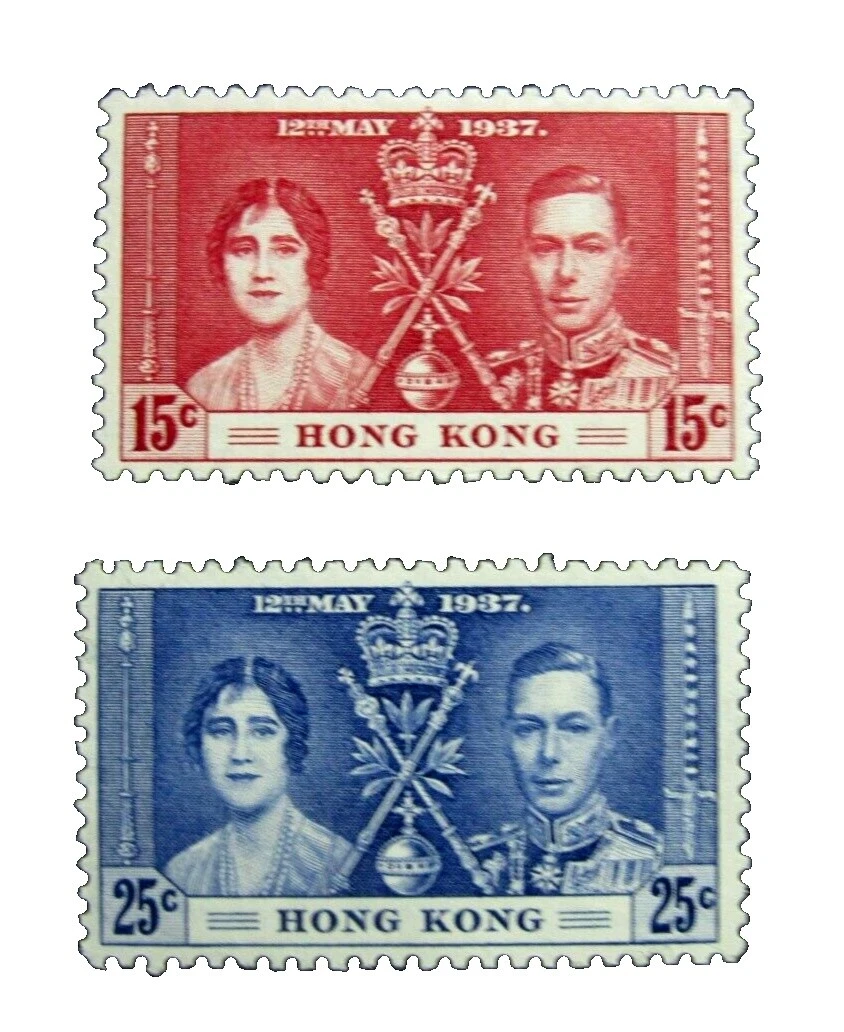 Multi-Color Jorge VI (1936-1952) estampillas de colonias y territorios británicos