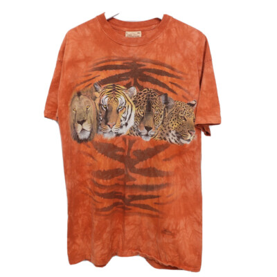 VINTAGE The Mountain Big Cat Rescue T Shirt XL X Large Tiger