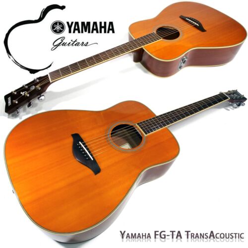 YAMAHA FG-TA TransAcoustic Acoustic-Electric Guitar + FX / Vintage Tint Color