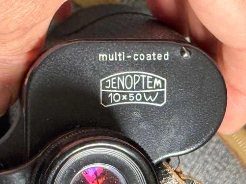 Carl Zeiss Jenoptem 10x50W Multi-Coated binoculars No.6587523 German Clean A1 - Picture 10 of 15