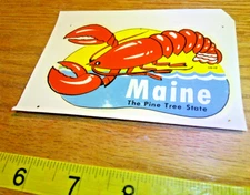 Vintage ORIGINAL Fairway Mfg. Co. water decal Maine the pine tree state