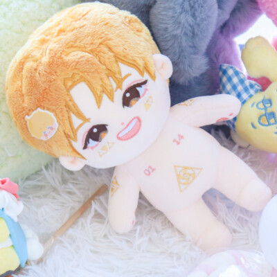 KPOP Star EXO Kim Jong In KAI 20cm Plush Doll Stuffed Dress Up Toy