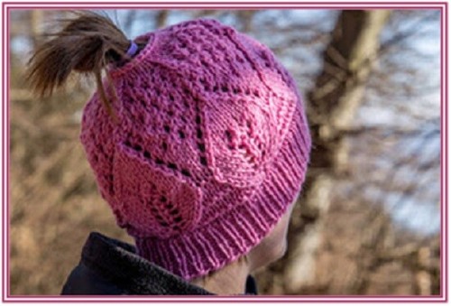 LA004 KNITTING PATTERN LADIES PRETTY 