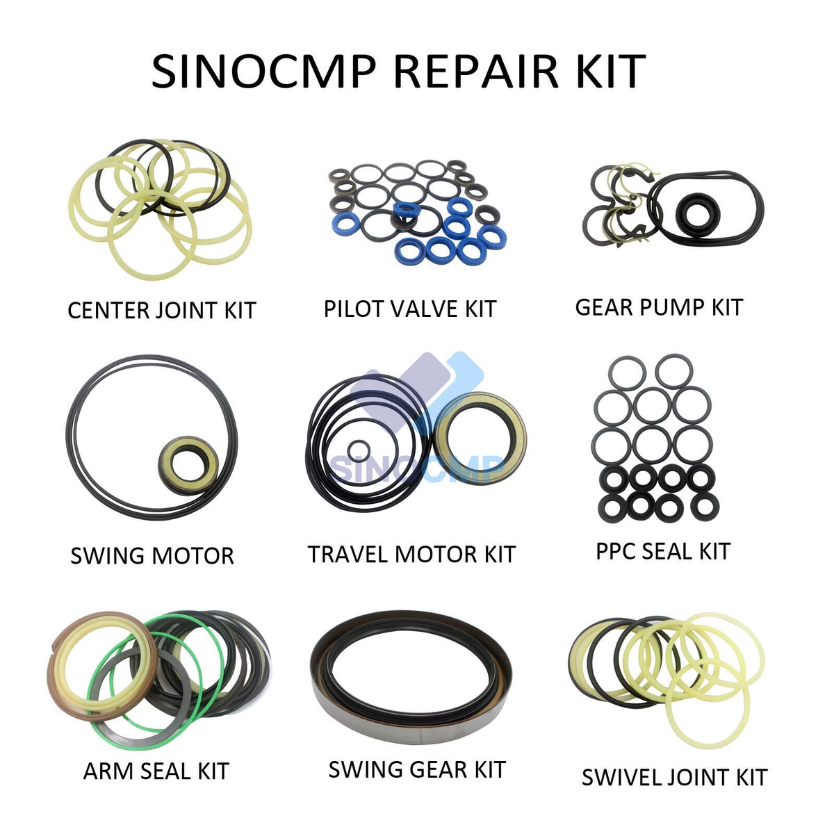 Booms品‼️ Arm Boom Bucket Seal Kit For Hitachi ZX40U Excavator Service Kit