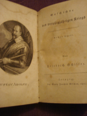 Friedrich Schiller. Geschichte des dreyßigjährigen Krieges. 1802