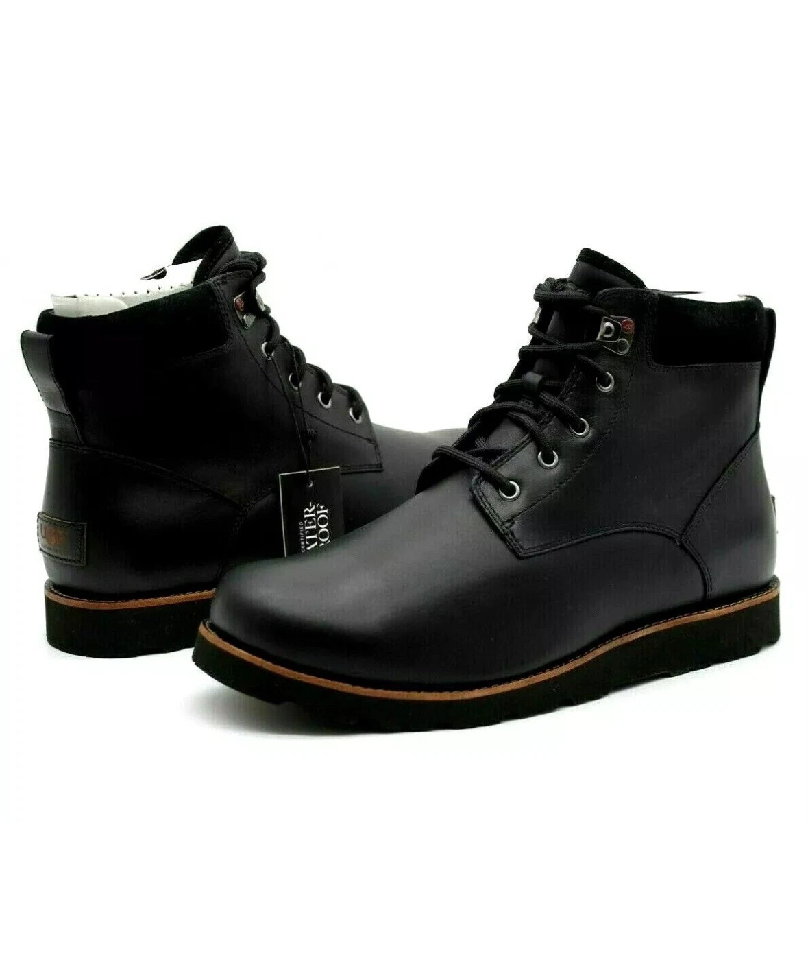 UGG SETON TL BLACK LEATHER WATERPROOF ANKLE MEN`S BOOTS SIZE US 7/UK 6 NEW
Opens in a new window or