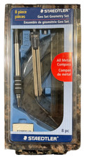 Staedtler 8-pc Geo Geometry All Metal Compass Set 559L81CS8
