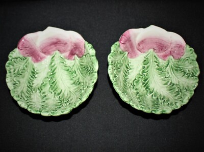Set of 2 Fitz & Floyd Vegetable Garden 5  Round Embossed Radish Bowls