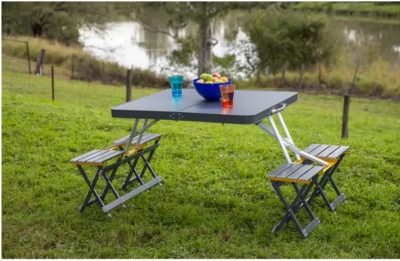 OzTrail Seater Picnic Table Set Folding Camping Table new