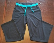 Kim Rogers Pants Womens Sz S Black Athletic Workout Yoga Athleisure Sports New
